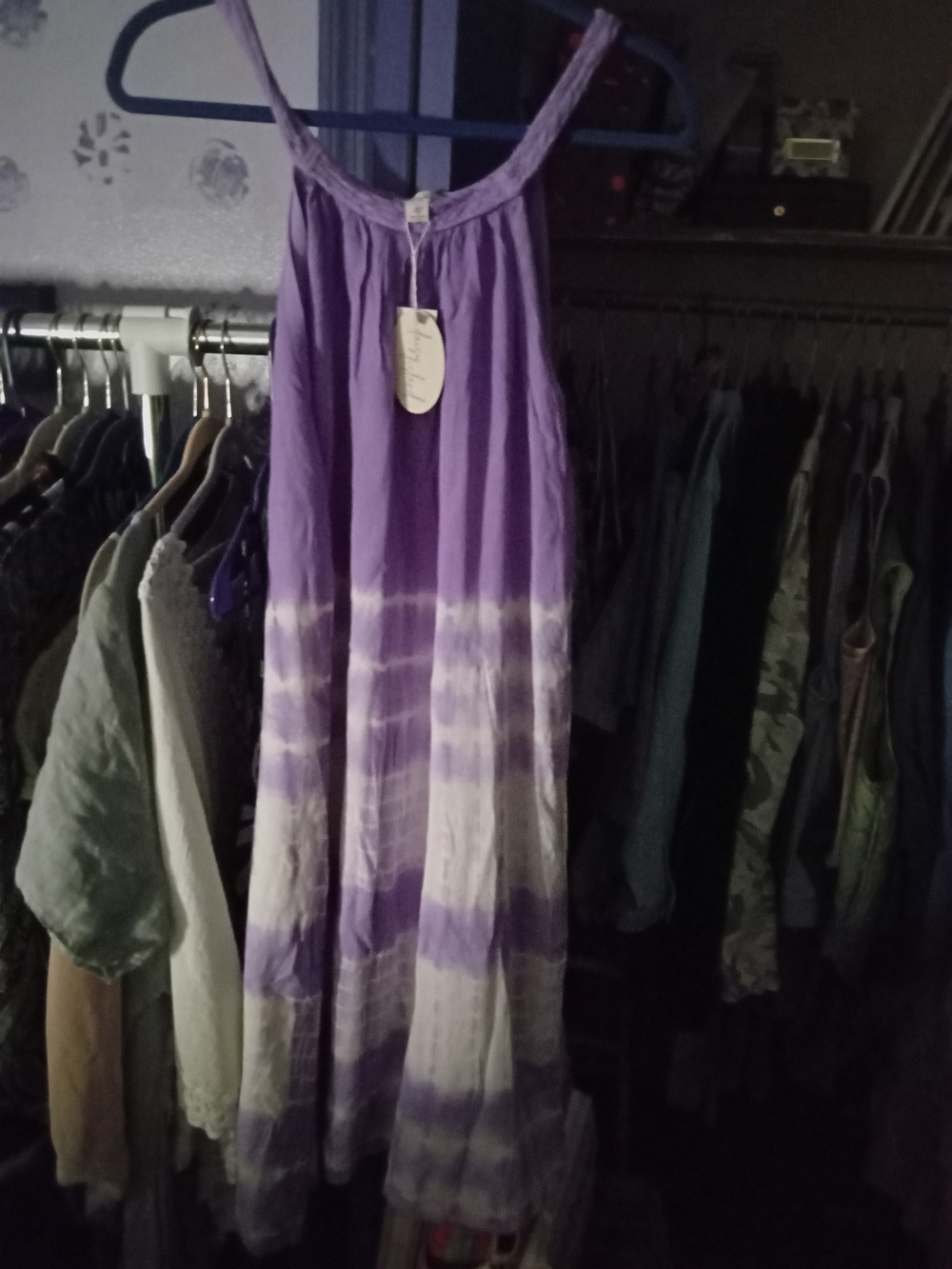 Daisy Island Purple Tie Dye Dress